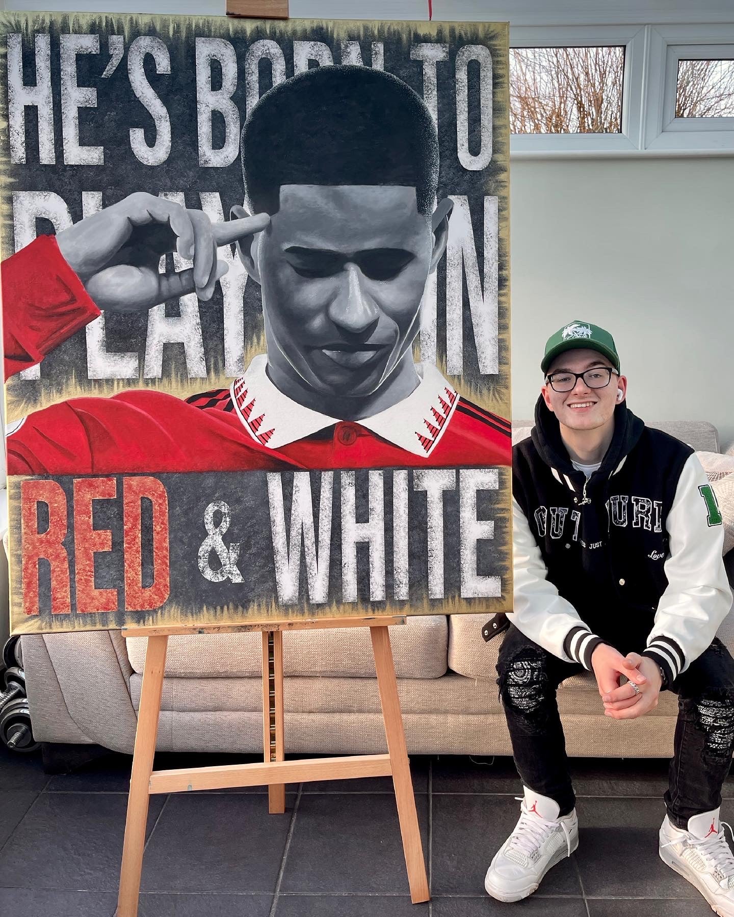 "Red and White" - Artwork Print